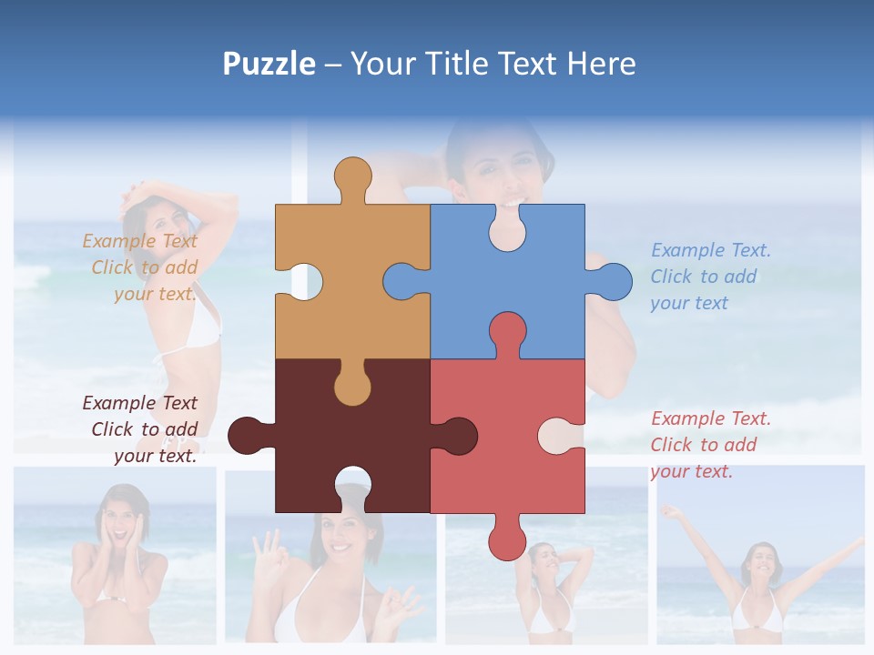 Glamour Composition Sun PowerPoint Template