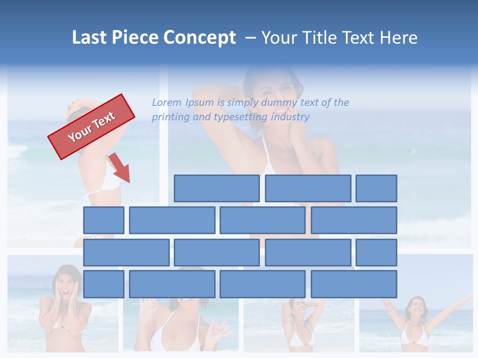 Glamour Composition Sun PowerPoint Template