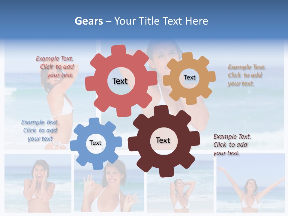 Glamour Composition Sun PowerPoint Template