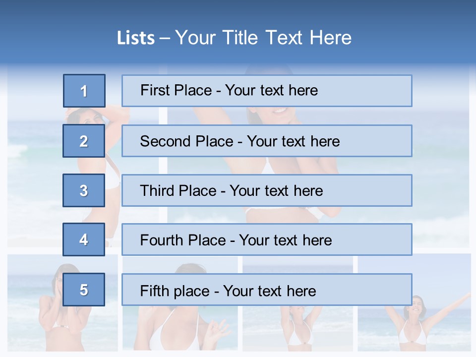 Glamour Composition Sun PowerPoint Template