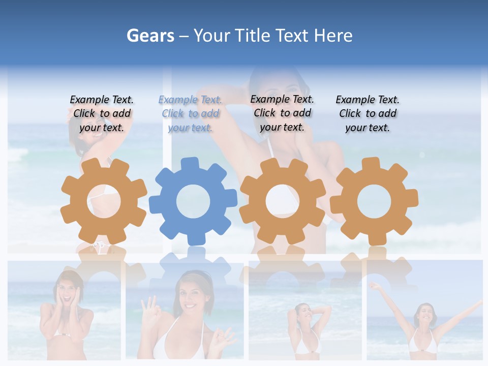 Glamour Composition Sun PowerPoint Template