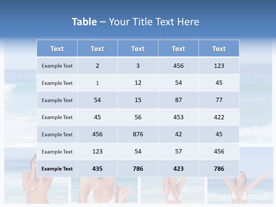 Glamour Composition Sun PowerPoint Template
