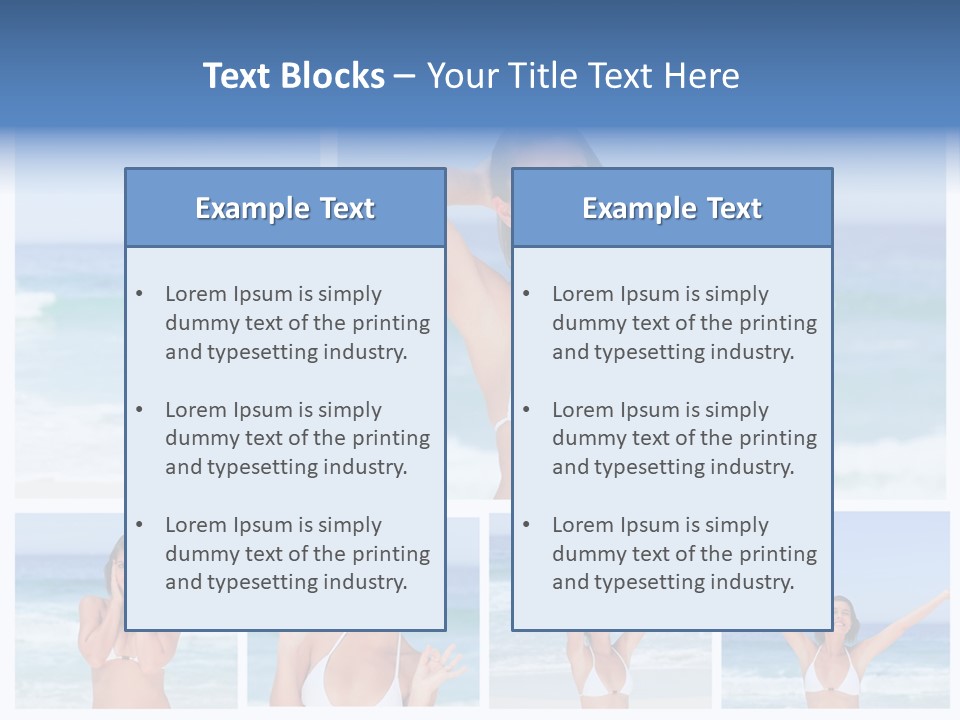 Glamour Composition Sun PowerPoint Template