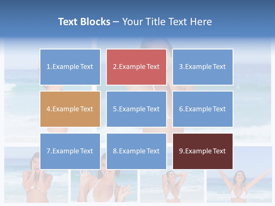 Glamour Composition Sun PowerPoint Template