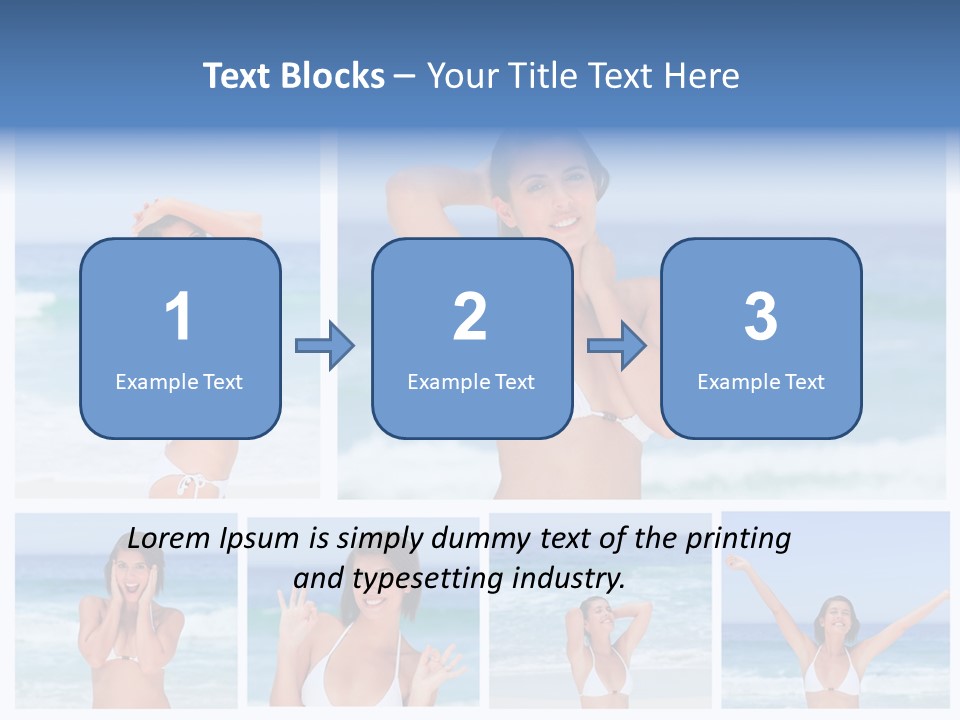 Glamour Composition Sun PowerPoint Template