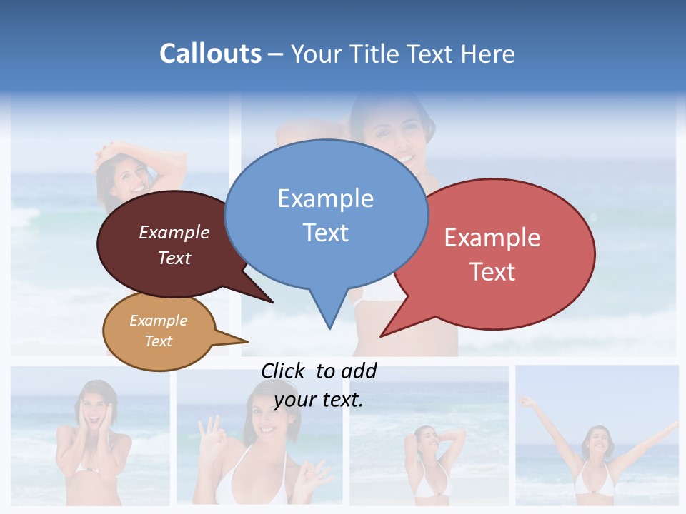 Glamour Composition Sun PowerPoint Template