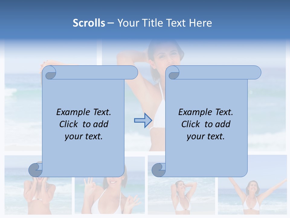 Glamour Composition Sun PowerPoint Template