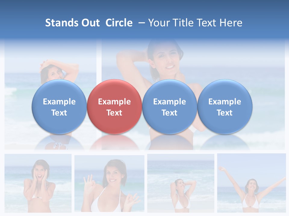 Glamour Composition Sun PowerPoint Template