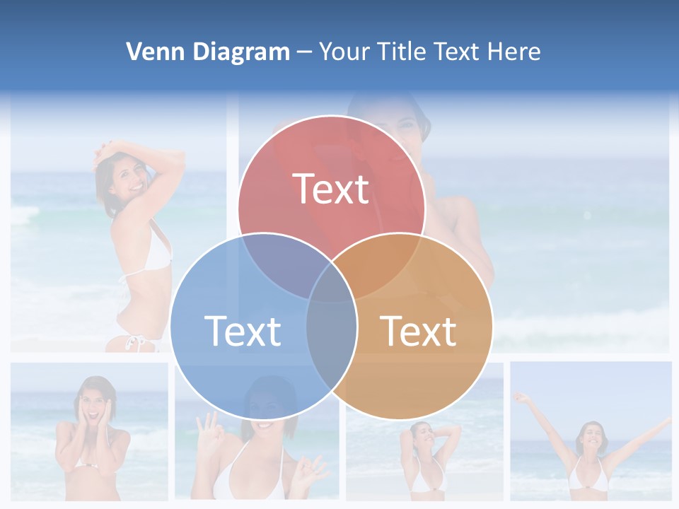 Glamour Composition Sun PowerPoint Template