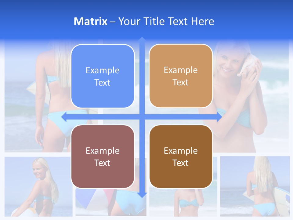 Beach Sky Erotic PowerPoint Template