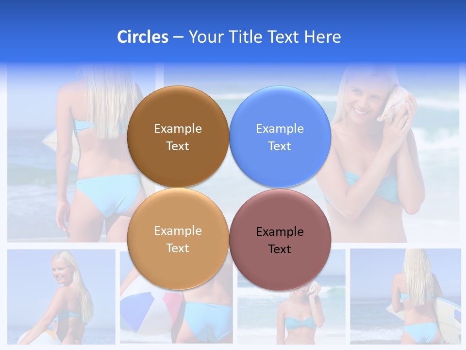 Beach Sky Erotic PowerPoint Template