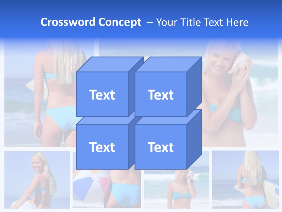 Beach Sky Erotic PowerPoint Template