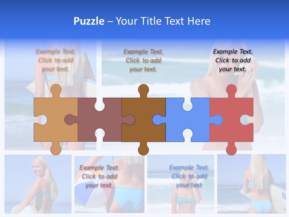 Beach Sky Erotic PowerPoint Template