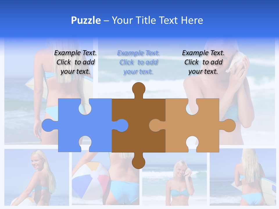 Beach Sky Erotic PowerPoint Template