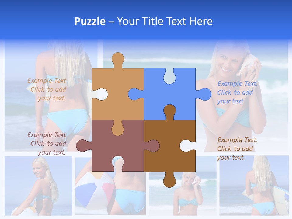 Beach Sky Erotic PowerPoint Template