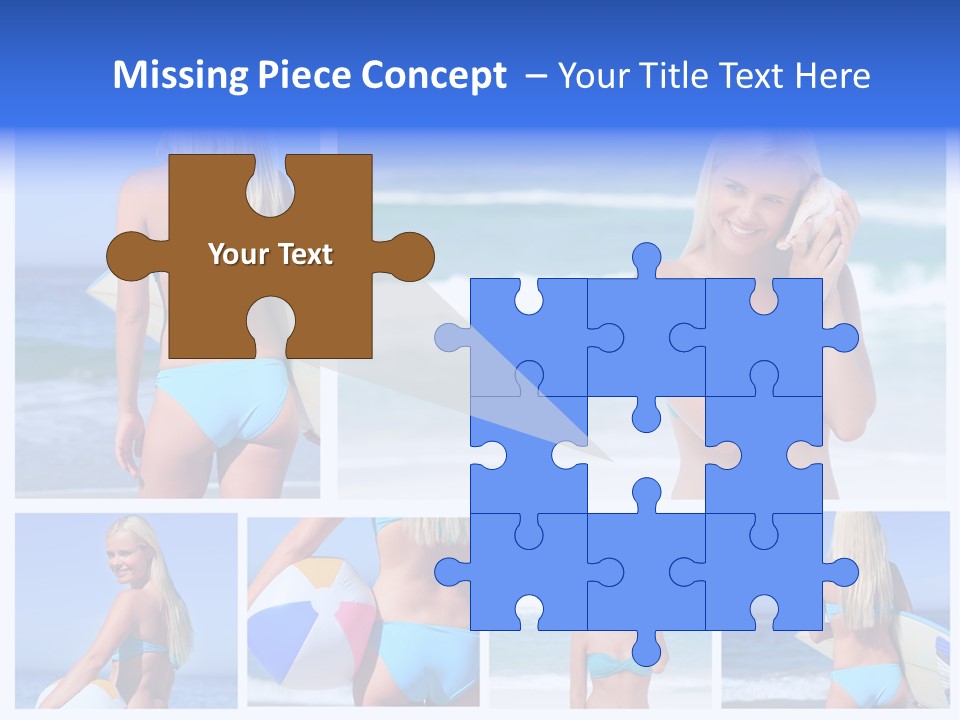 Beach Sky Erotic PowerPoint Template