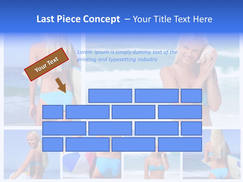 Beach Sky Erotic PowerPoint Template