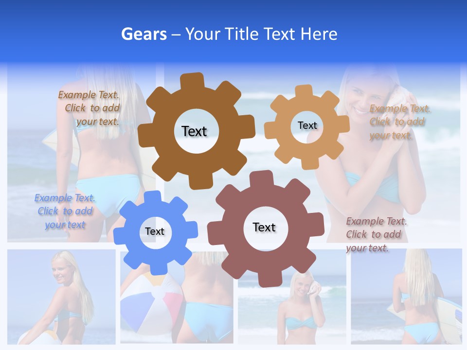 Beach Sky Erotic PowerPoint Template
