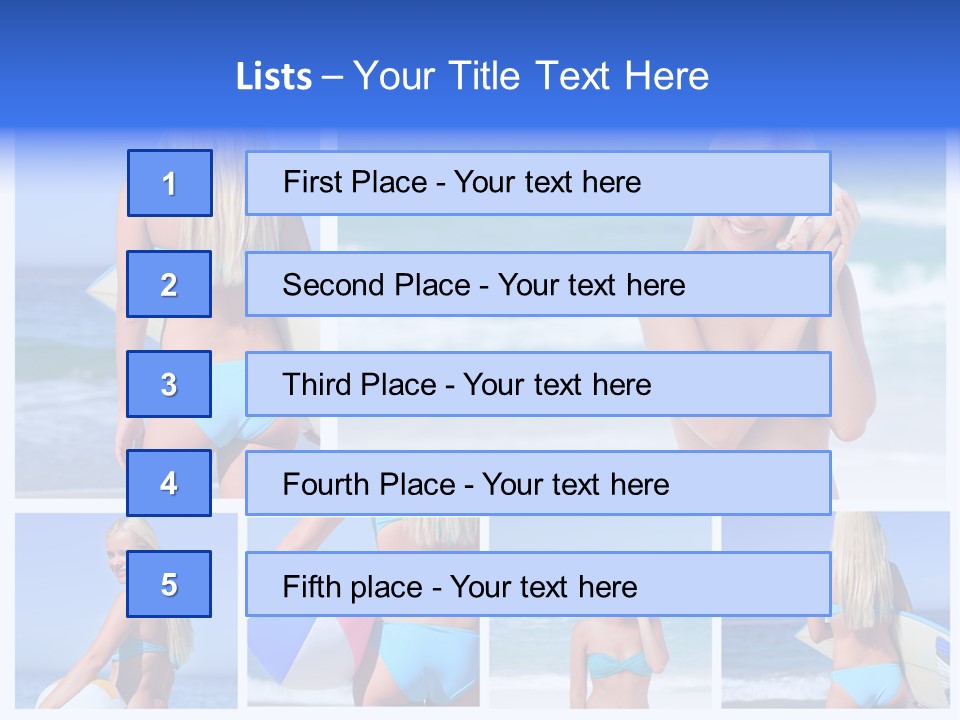 Beach Sky Erotic PowerPoint Template