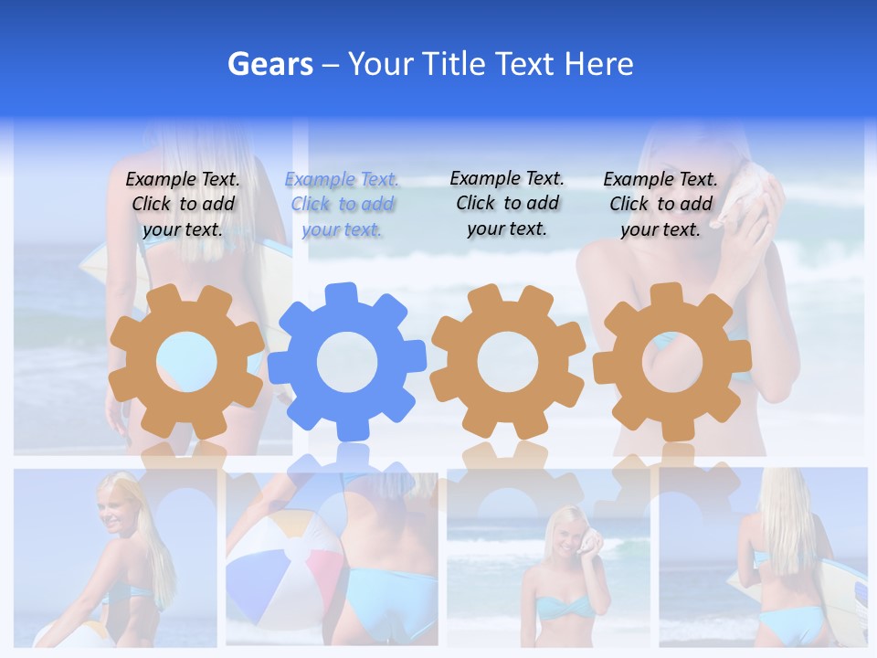 Beach Sky Erotic PowerPoint Template
