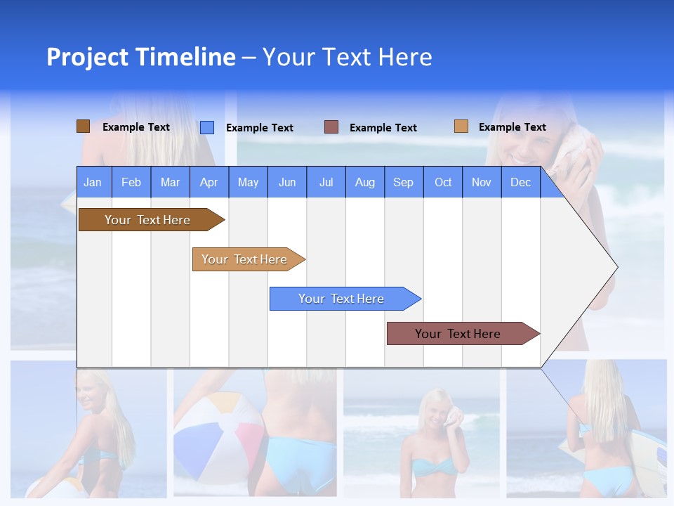 Beach Sky Erotic PowerPoint Template
