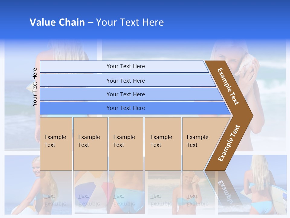 Beach Sky Erotic PowerPoint Template