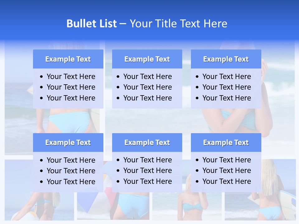 Beach Sky Erotic PowerPoint Template