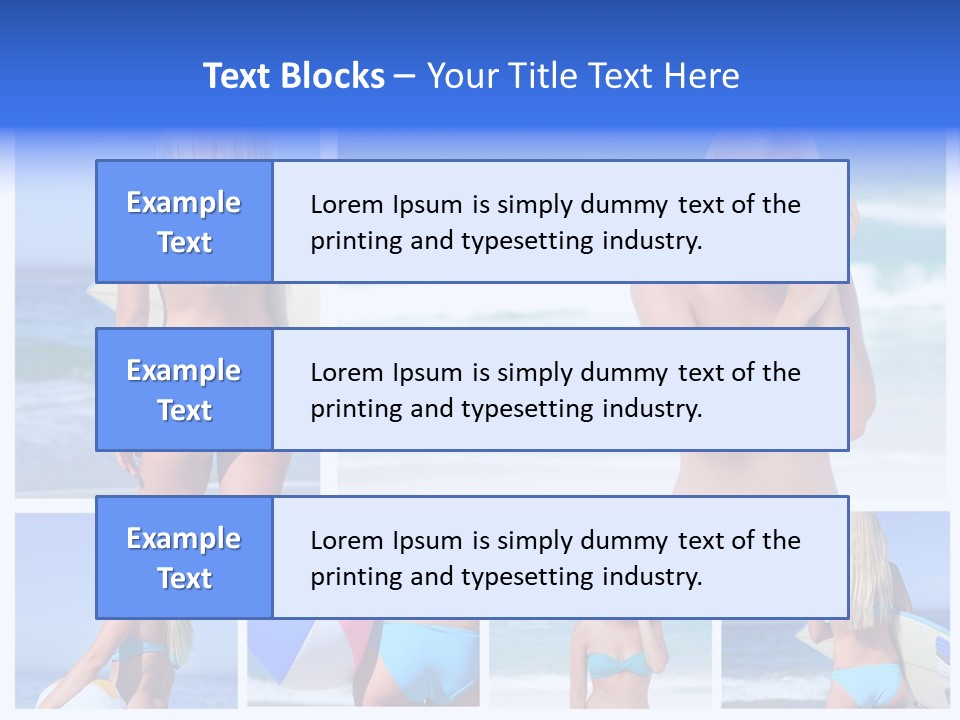 Beach Sky Erotic PowerPoint Template