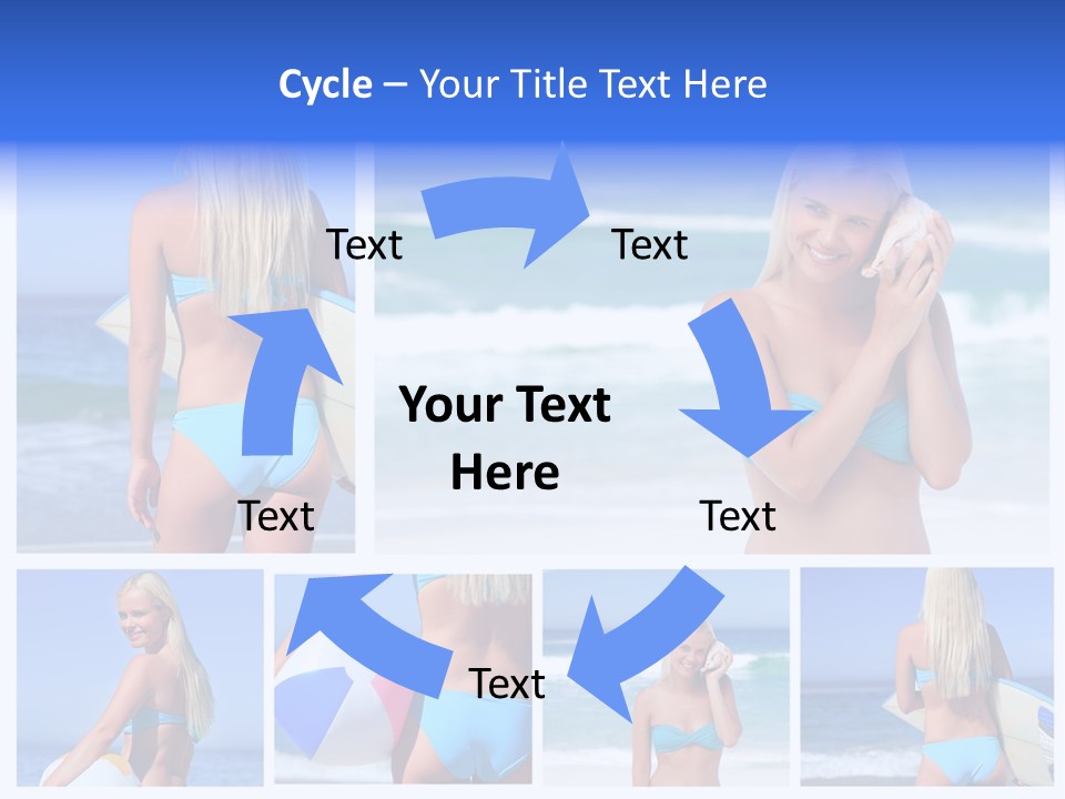 Beach Sky Erotic PowerPoint Template