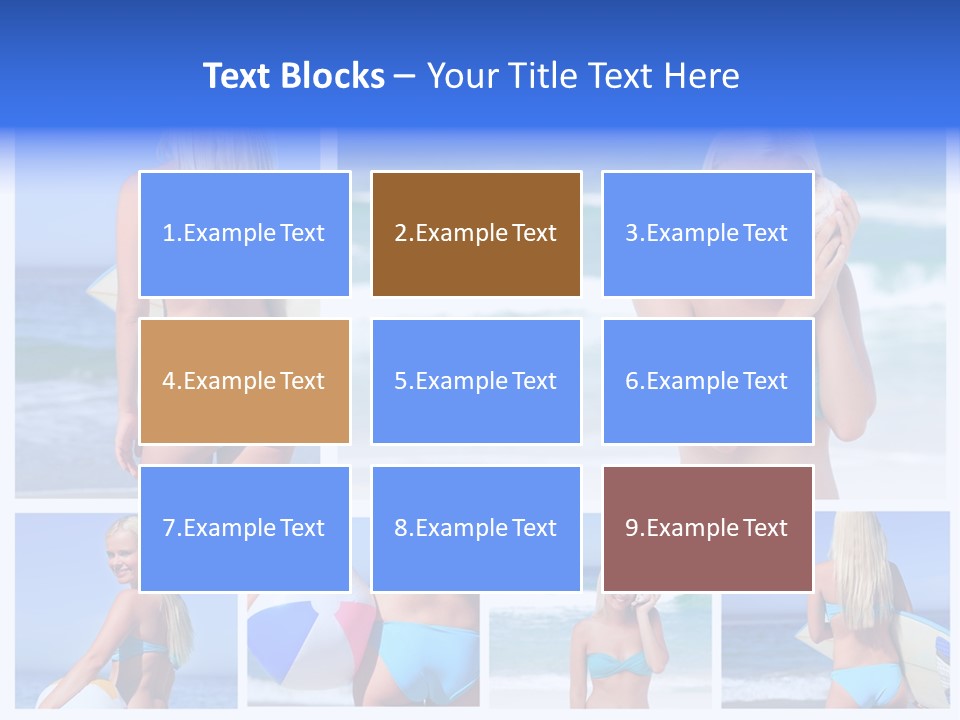 Beach Sky Erotic PowerPoint Template