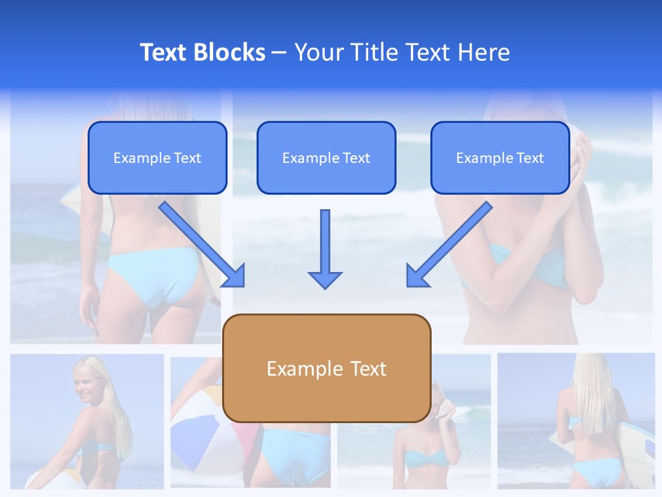 Beach Sky Erotic PowerPoint Template