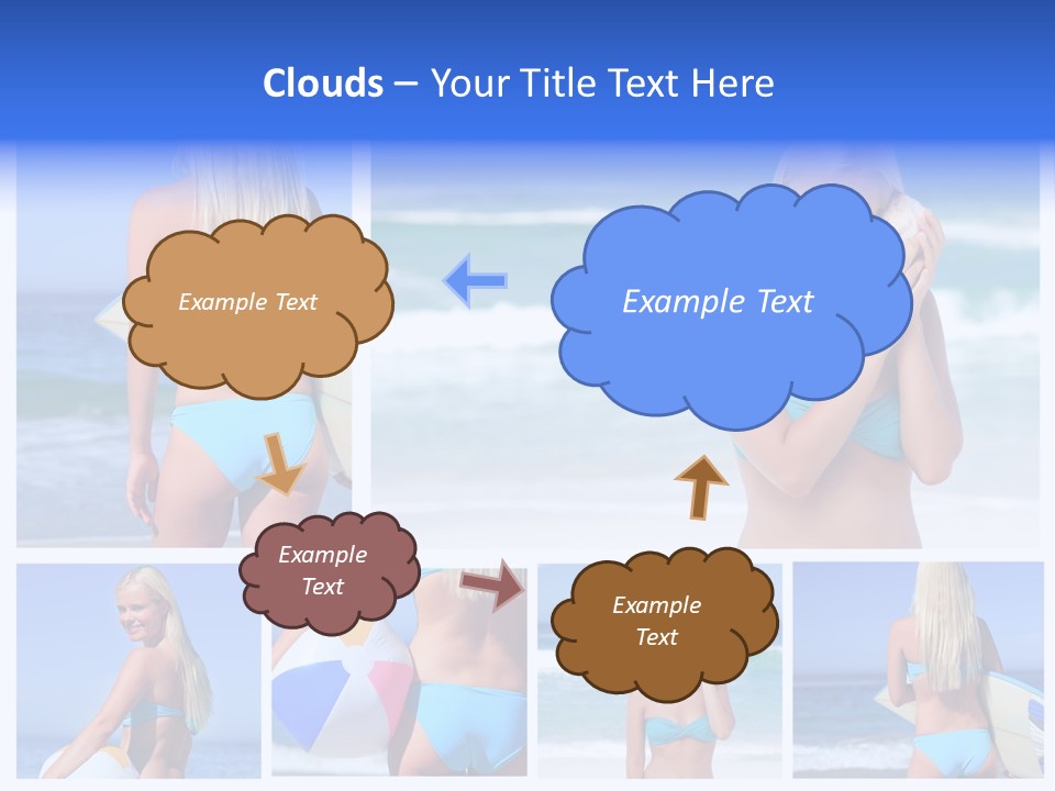 Beach Sky Erotic PowerPoint Template