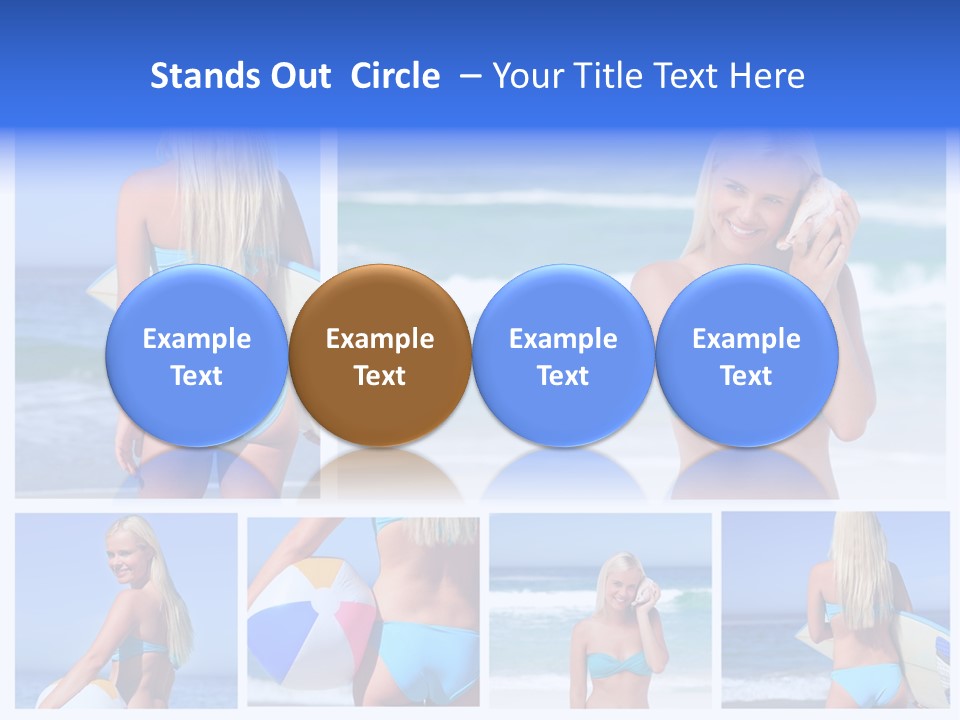 Beach Sky Erotic PowerPoint Template