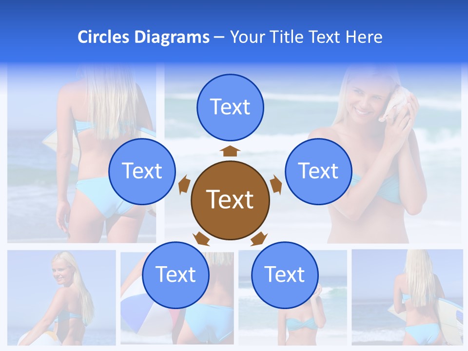 Beach Sky Erotic PowerPoint Template