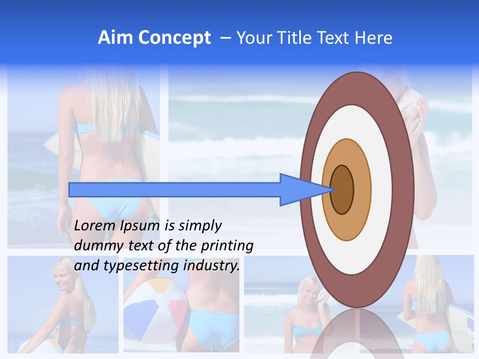 Beach Sky Erotic PowerPoint Template
