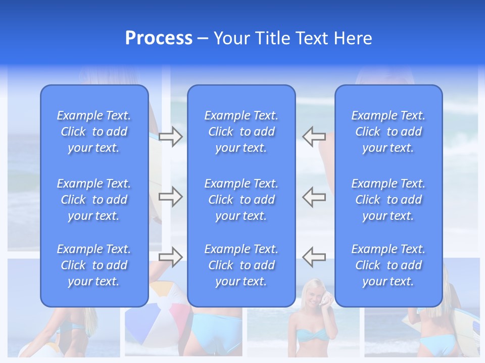 Beach Sky Erotic PowerPoint Template