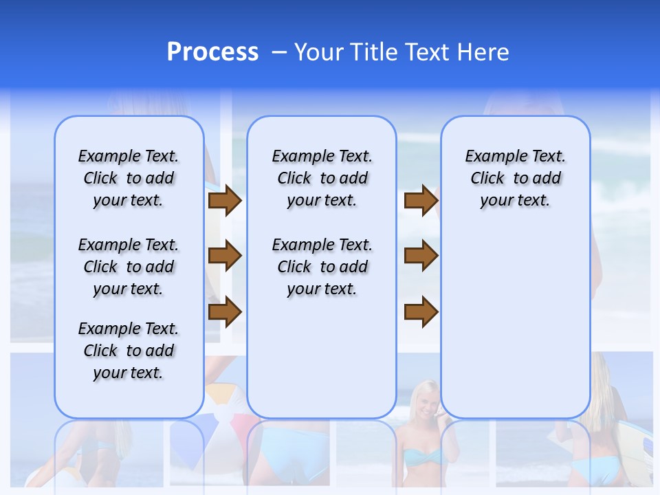 Beach Sky Erotic PowerPoint Template