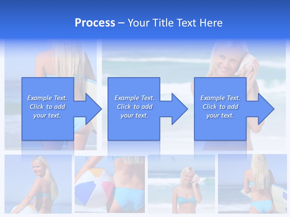 Beach Sky Erotic PowerPoint Template