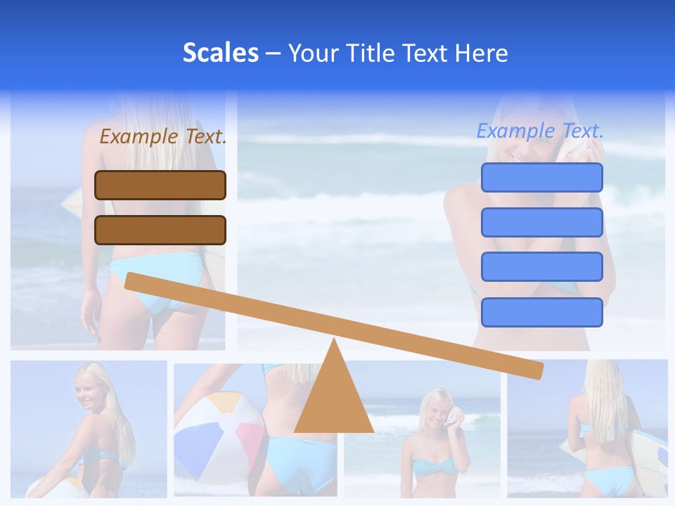 Beach Sky Erotic PowerPoint Template