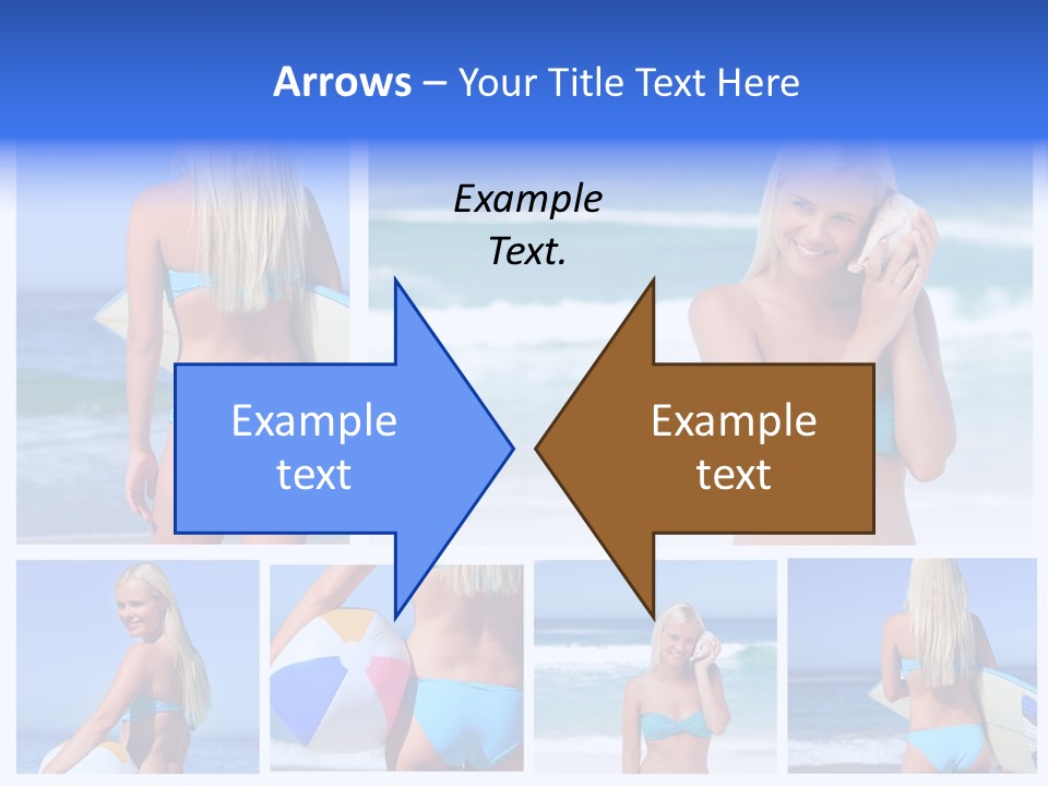 Beach Sky Erotic PowerPoint Template