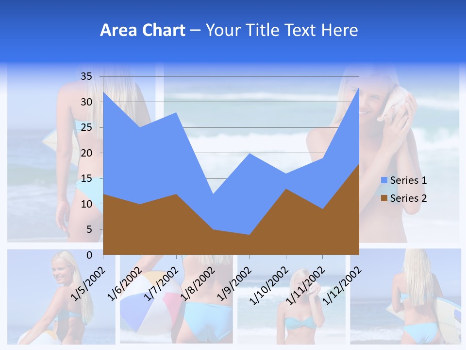 Beach Sky Erotic PowerPoint Template