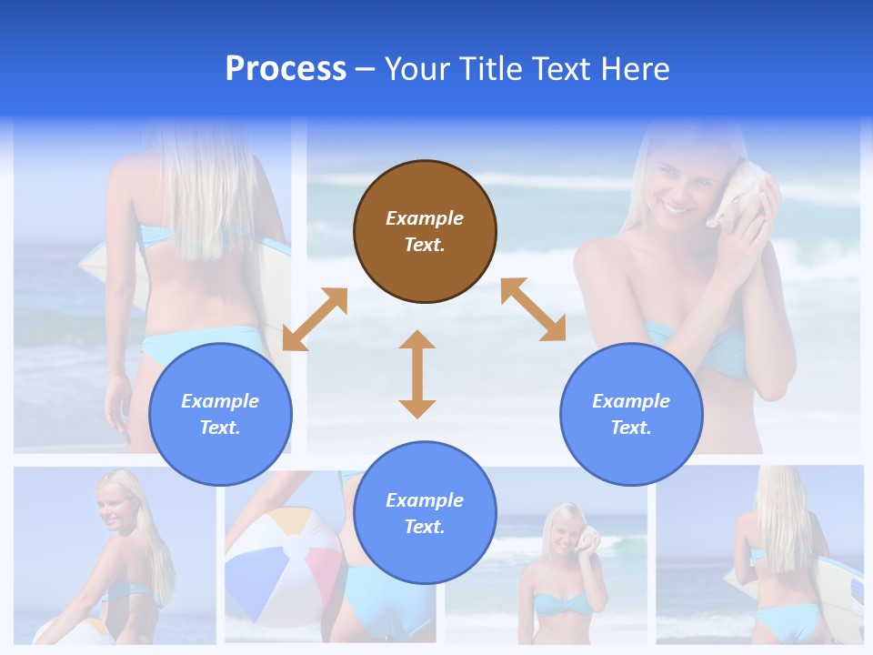 Beach Sky Erotic PowerPoint Template