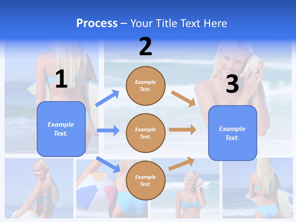 Beach Sky Erotic PowerPoint Template