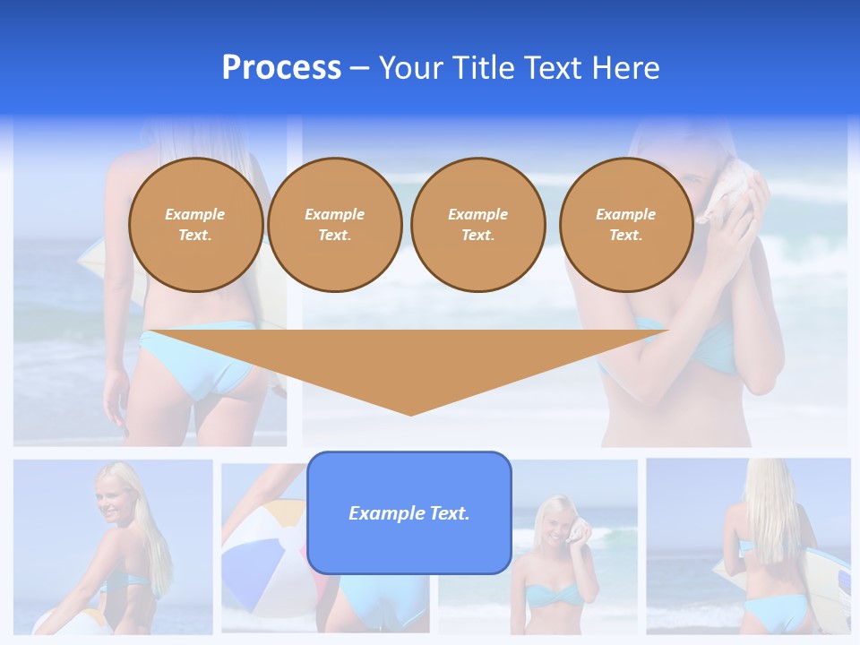 Beach Sky Erotic PowerPoint Template