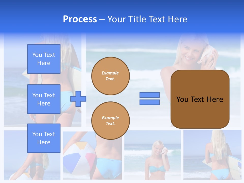Beach Sky Erotic PowerPoint Template