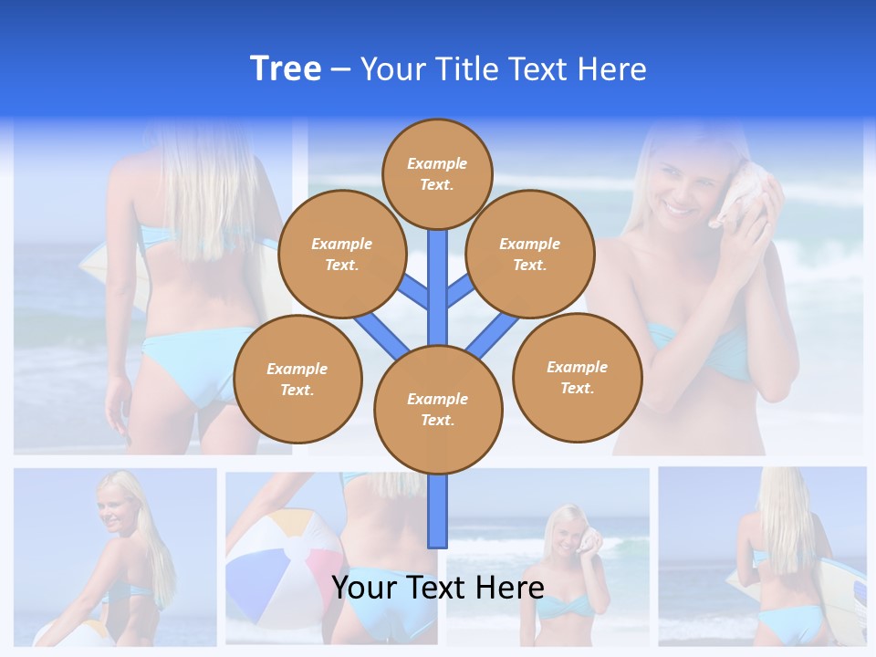 Beach Sky Erotic PowerPoint Template