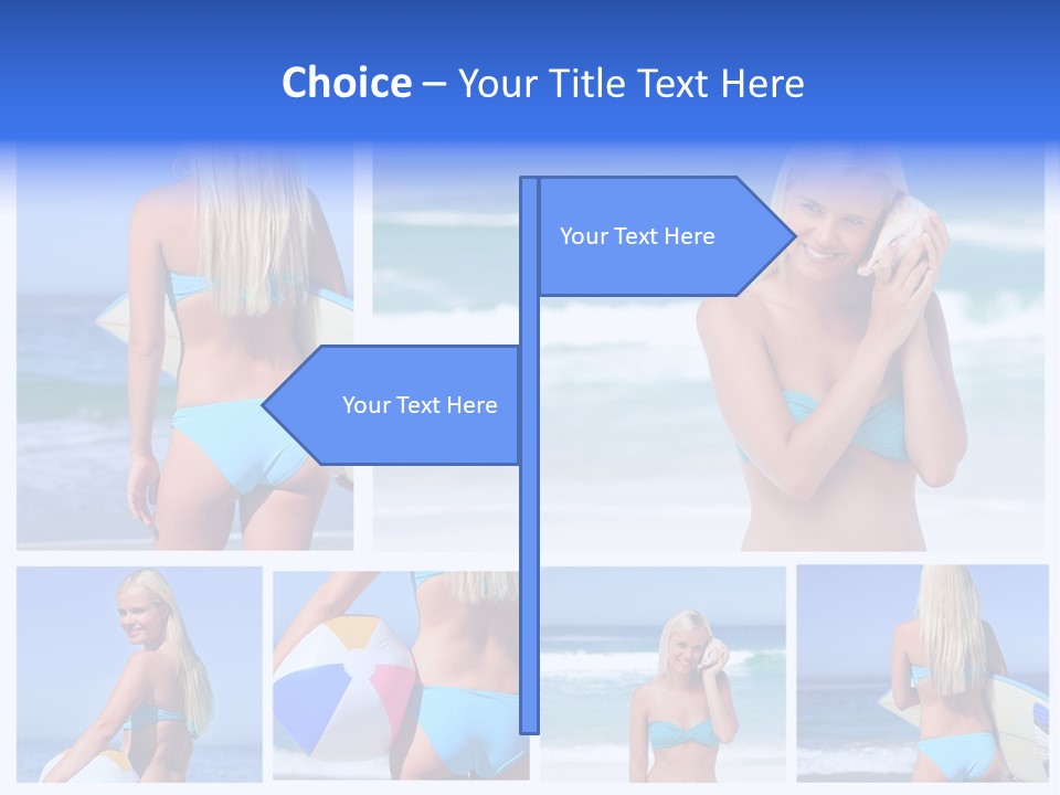 Beach Sky Erotic PowerPoint Template