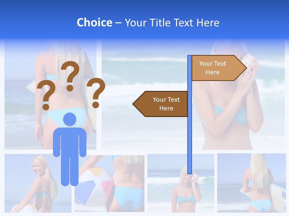 Beach Sky Erotic PowerPoint Template