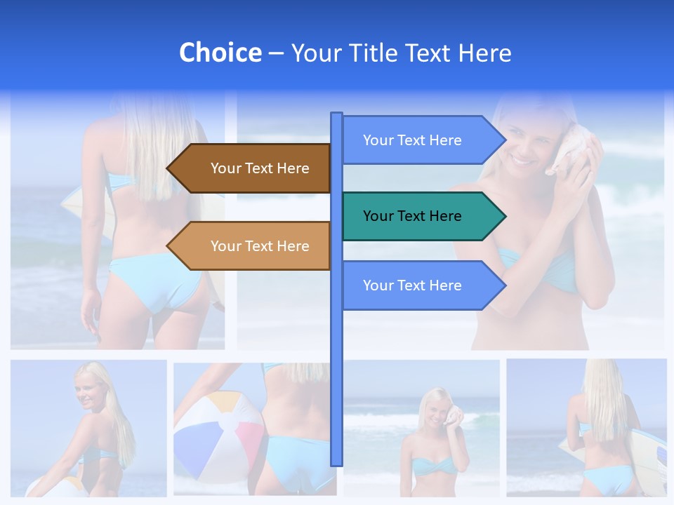 Beach Sky Erotic PowerPoint Template