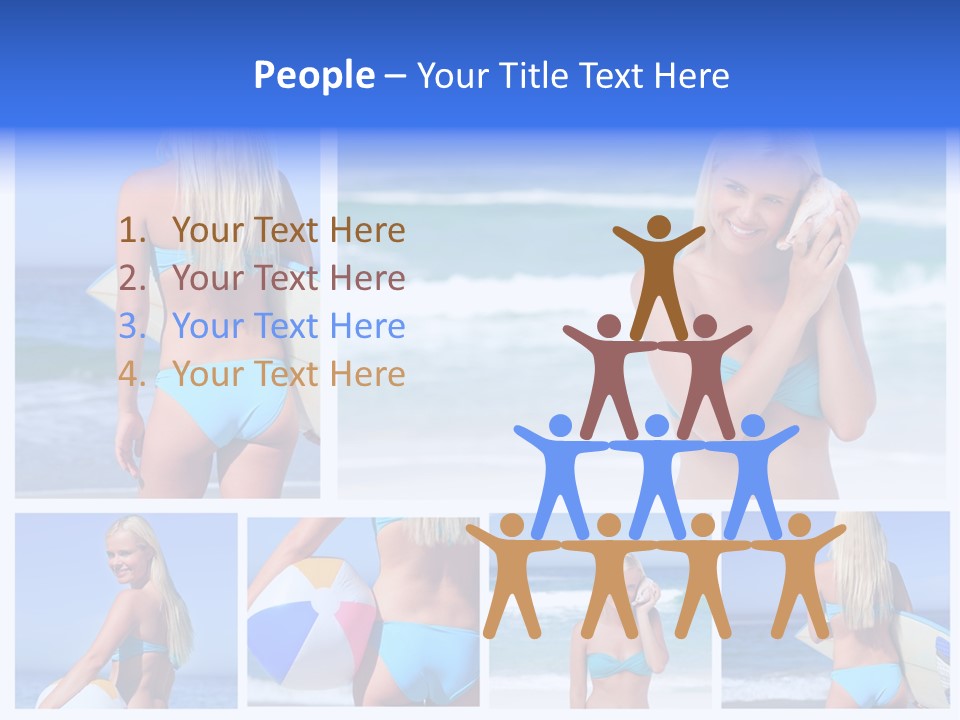 Beach Sky Erotic PowerPoint Template